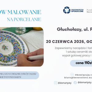 Zajęcia artystyczne malowania porcelany 20.06.26