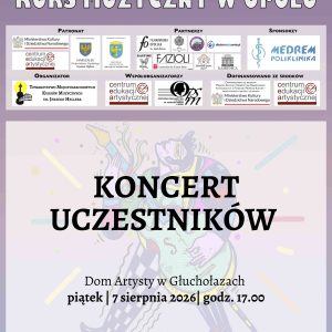 Koncert uczestników Międzynarodowego Kursu Muzycznego w Opolu