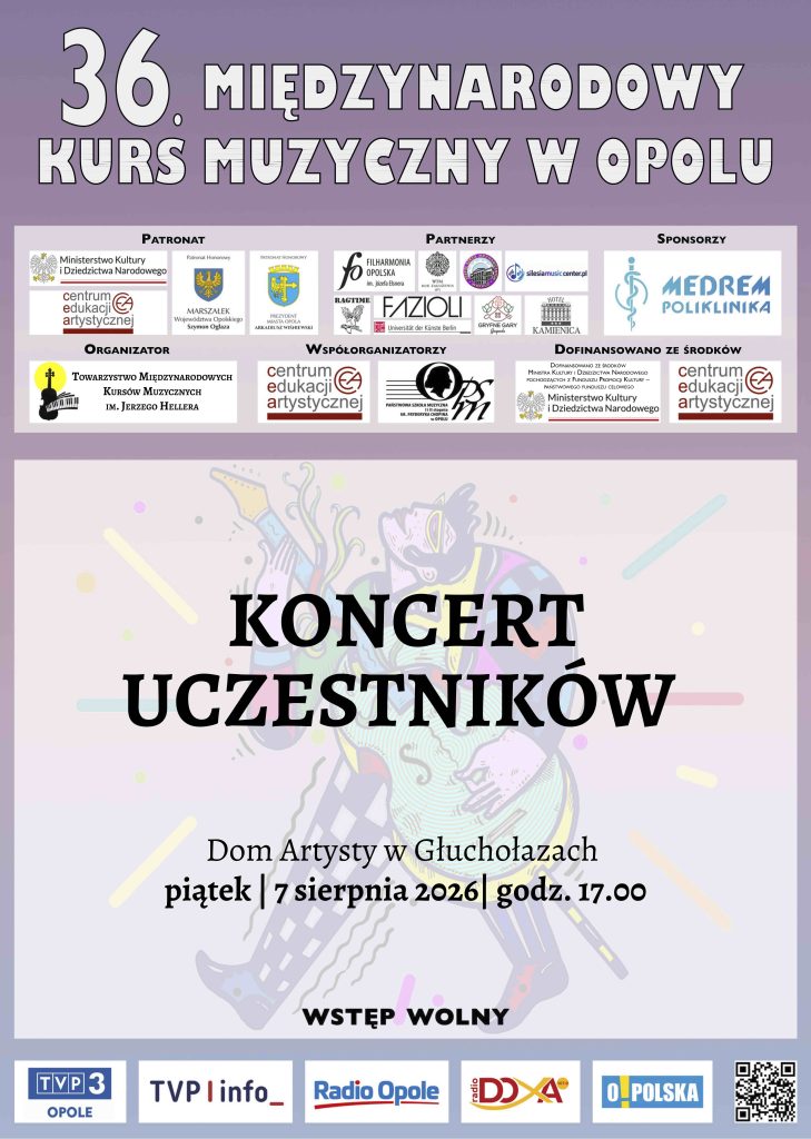 Koncert uczestników Międzynarodowego Kursu Muzycznego w Opolu