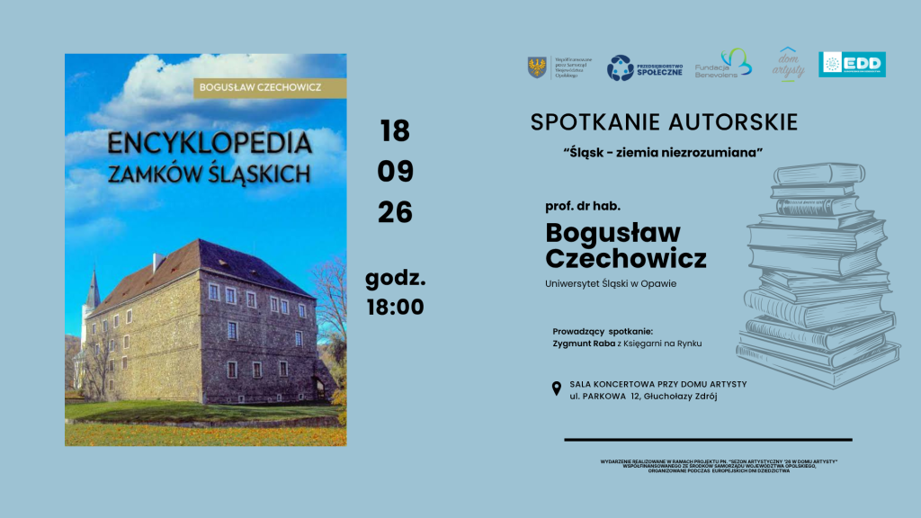 Spotkanie autorskie "Śląsk - ziemia niezrozumiana" 18.09.26