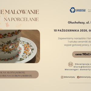Zajęcia artystyczne – Malowanie porcelany wzorem opolskim  10.10.26